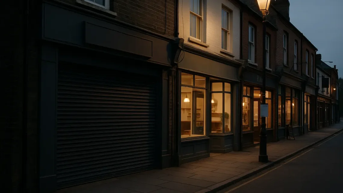 Shuttered betting shop on a UK high street, illustrating the debate over betting jobs and regulation